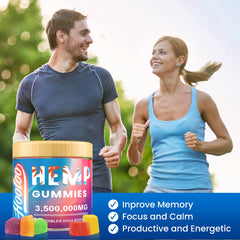 HOOLOO hemp gummies in a sleep-promoting bedtime setting