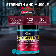 Hoozzch Creatine Gummies gluten-free label and ingredients