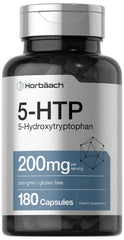 Horbäach 5-HTP 200mg bottle front view