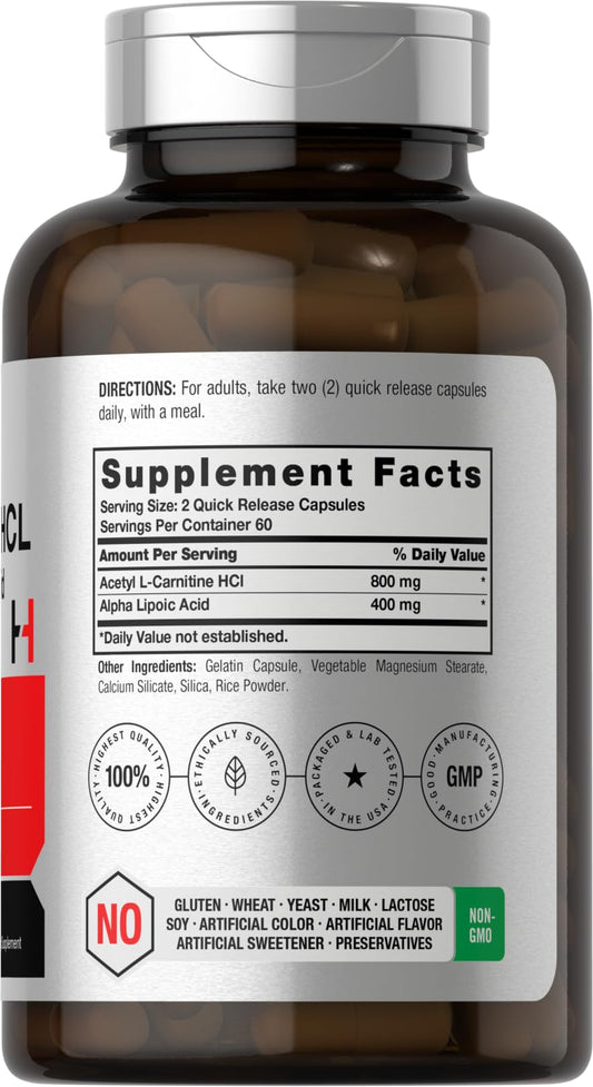 Close-up of Horbäach product packaging – ALC ALA complex