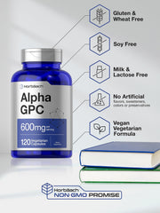 Packaging for Horbäach Alpha GPC 600mg
