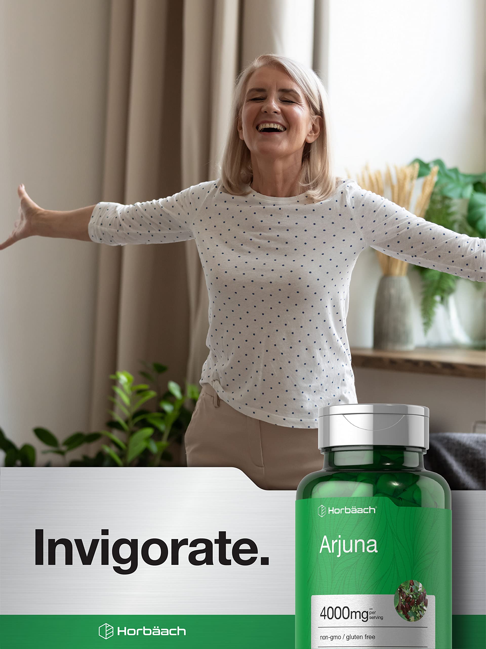 Non-GMO indication on Horbaach Arjuna packaging