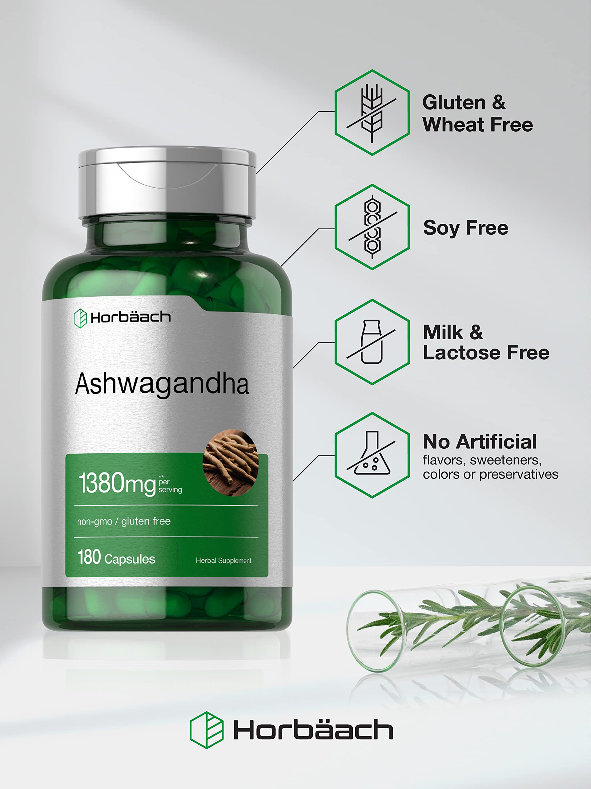 Ashwagandha root powder close-up