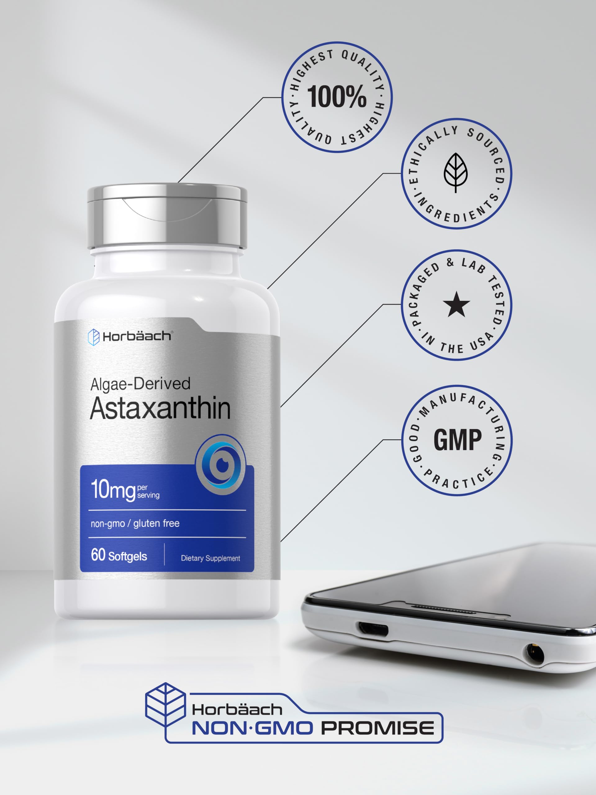 Laboratory-tested Horbäach supplement ingredients seal