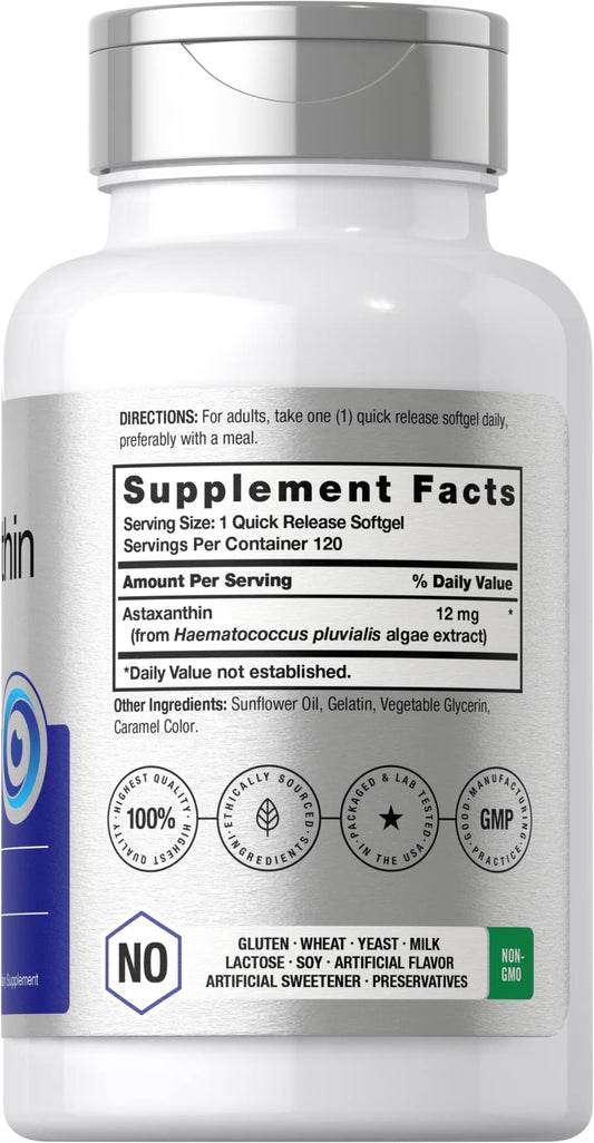 Astaxanthin Triple Strength Softgels from Horbäach