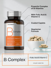 Non-GMO and gluten-free Horbaach B Complex packaging