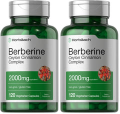 Horbäach Berberine with Ceylon Cinnamon bottle - front view