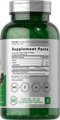Horbaach Beta Sitosterol 1200mg 240 softgels label close-up