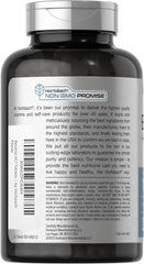 Non-GMO and Gluten-Free icons on Horbaach Betaine HCl with Pepsin