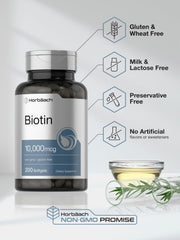Biotin 10000 mcg ingredients and supplement facts