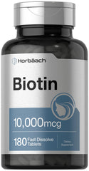 Horbäach Biotin 10000mcg fast dissolve tablets hero image