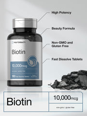 Vegetarian formula Biotin 10000mcg tablet