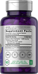 Product label showing Horbaach Black Elderberry 3000mg packaging