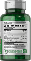 Mixed berry flavored elderberry chewables in blister packaging