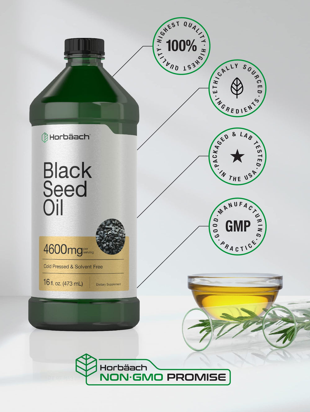 Laboratory-tested Horbäach ingredients seal