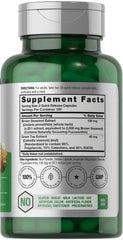 Back label showing supplement facts for Horbaach Brown Seaweed Extract