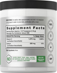 Horbäach Buffered Sodium Ascorbate Powder 16 oz bottle