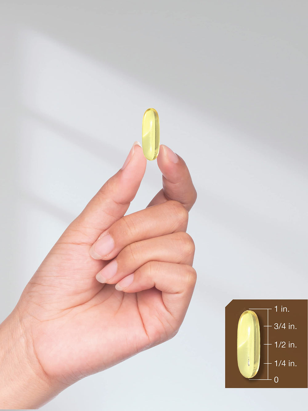 Front view of Horbaach Caprylic Acid bottle with 150 softgels