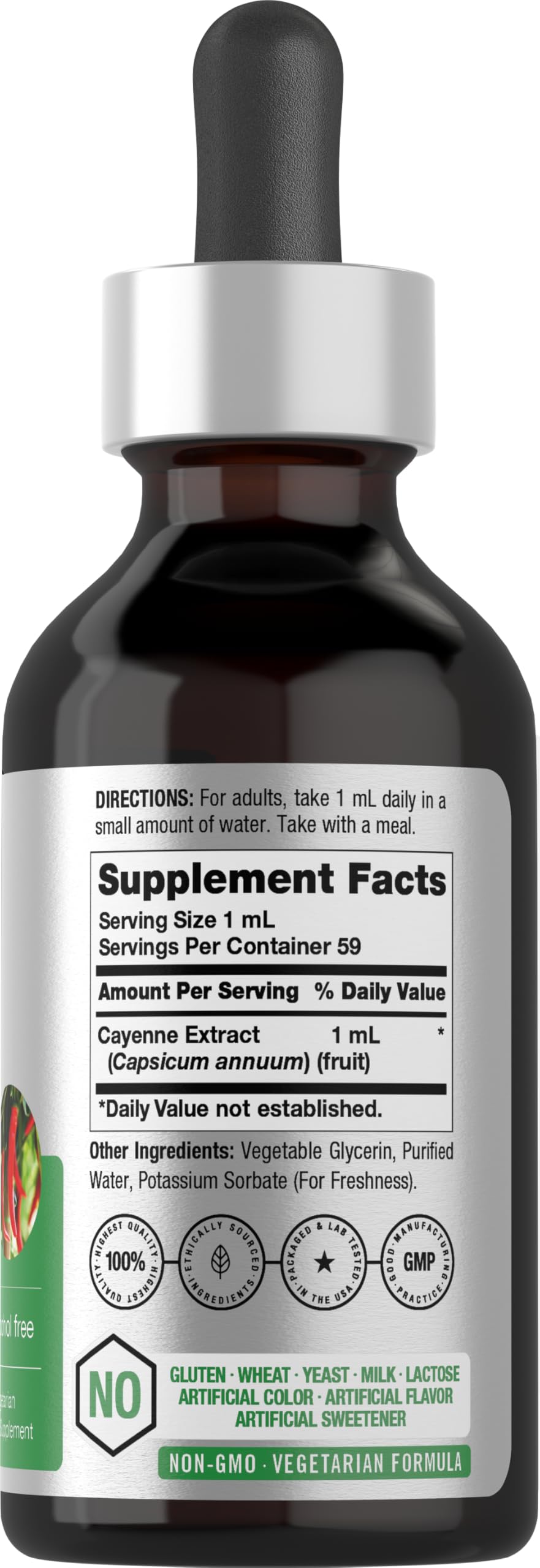 2 fl oz bottle with dropper on white background