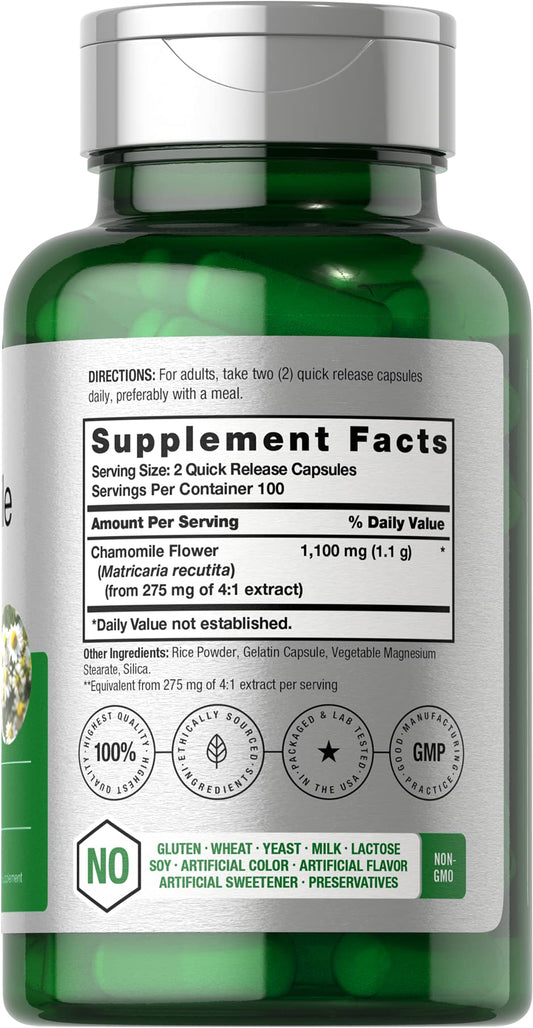 Chamomile extract capsules 1100mg