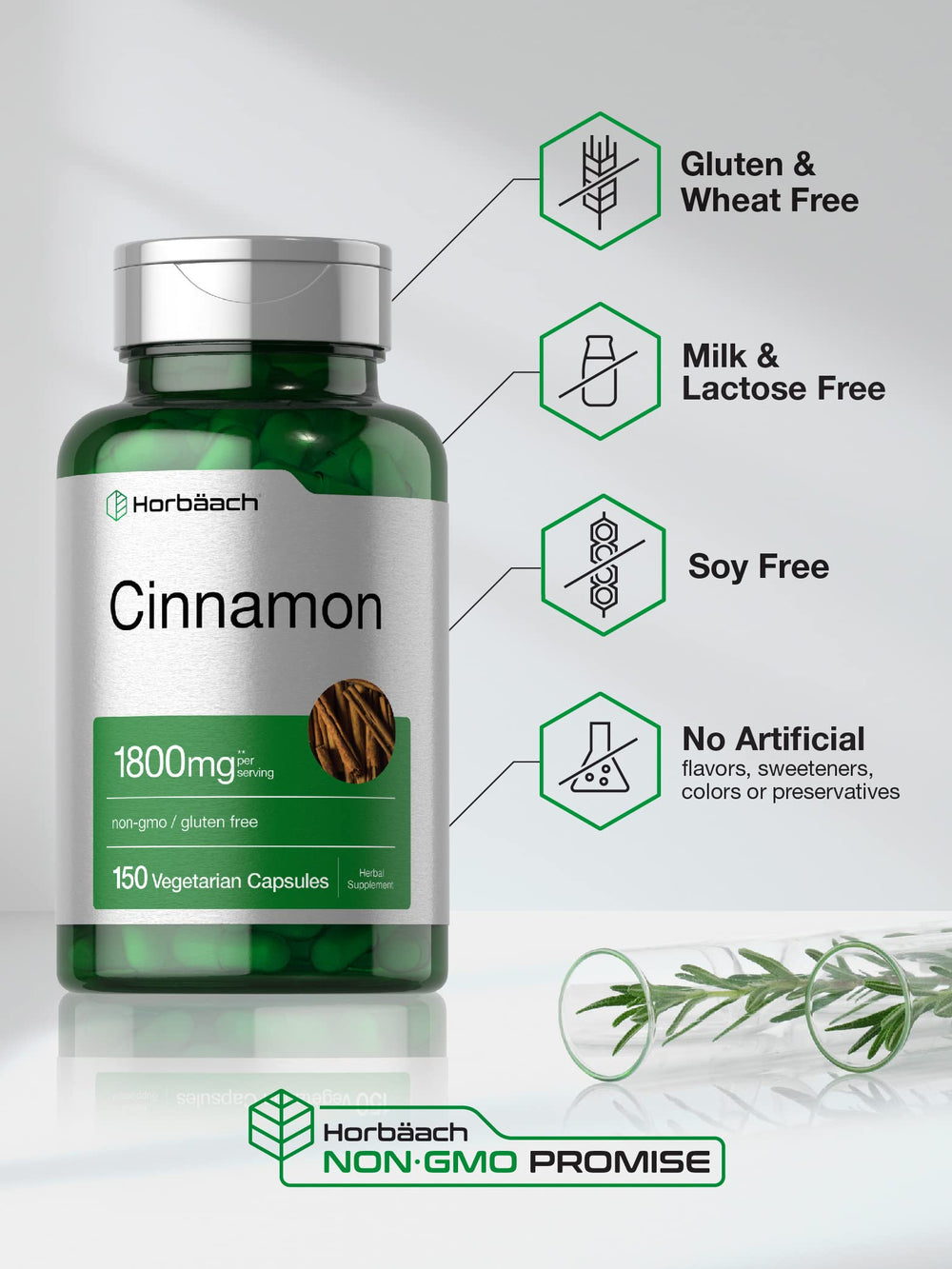 Close-up of cinnamon capsules