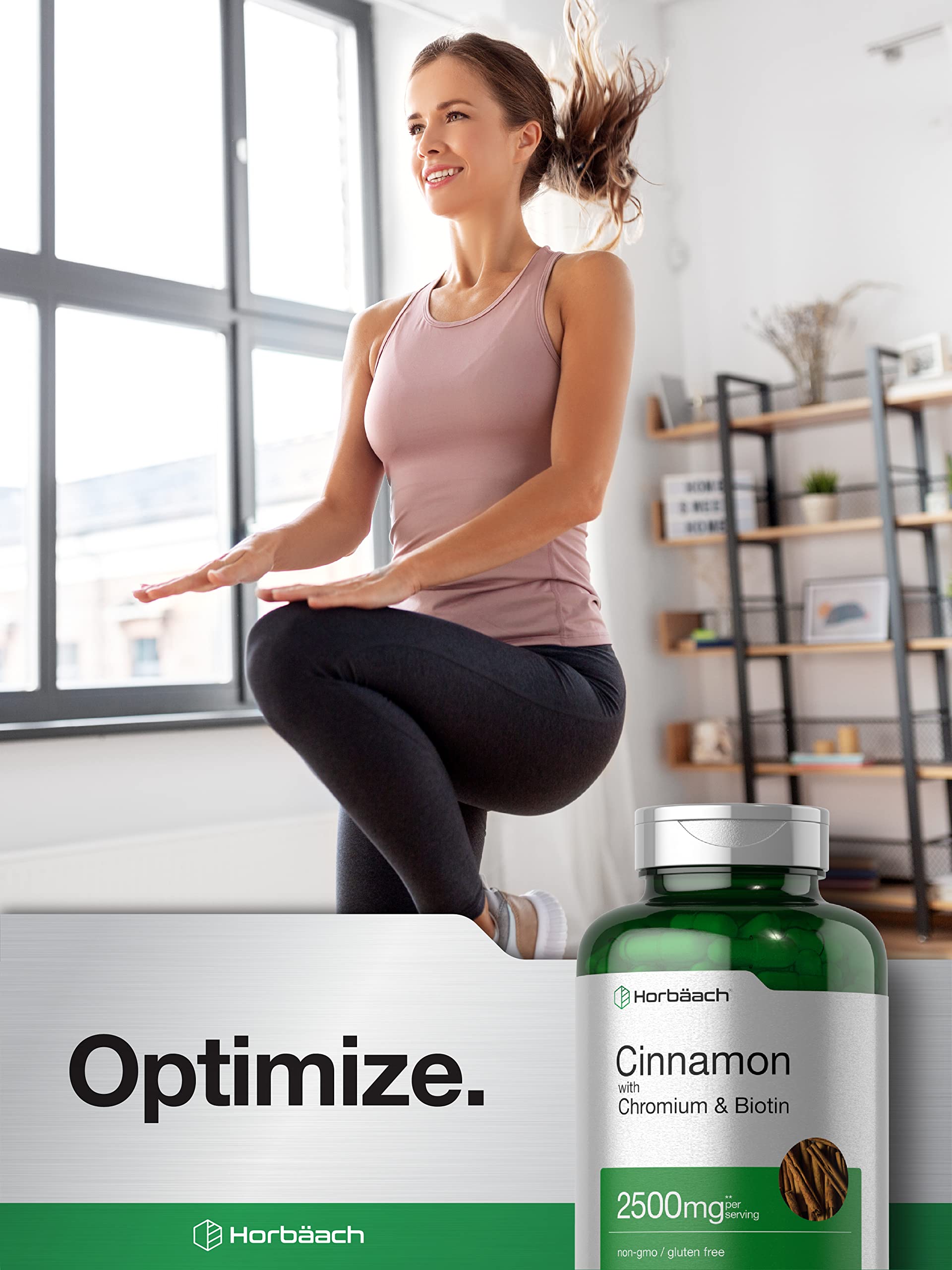 Box packaging of Horbäach Cinnamon with Chromium Picolinate 2500mg