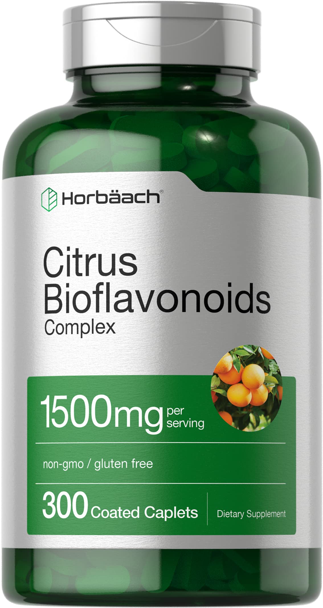 Product bottle label: Horbaach Citrus Bioflavonoids