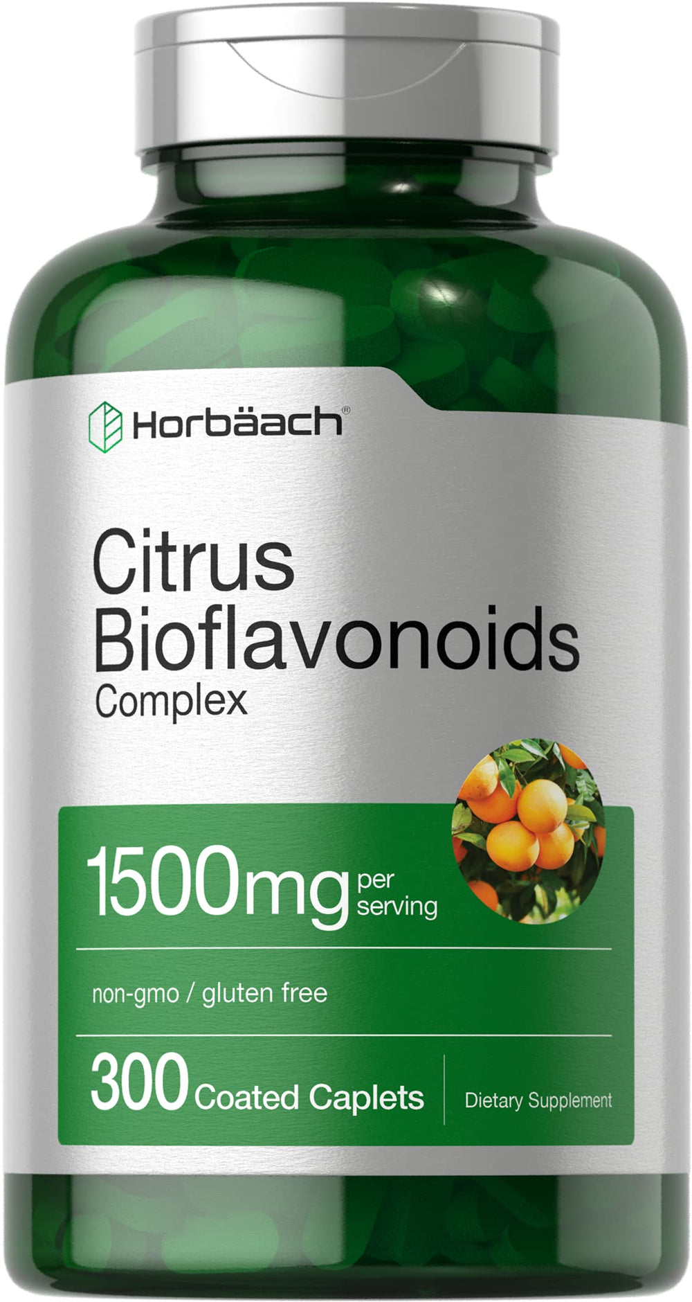 Product bottle label: Horbaach Citrus Bioflavonoids