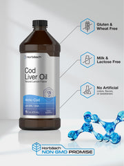 Cod liver oil ingredients panel for Horbäach lemon flavor (image 4)