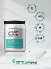 Close-up of amino acids on Horbäach collagen peptides label