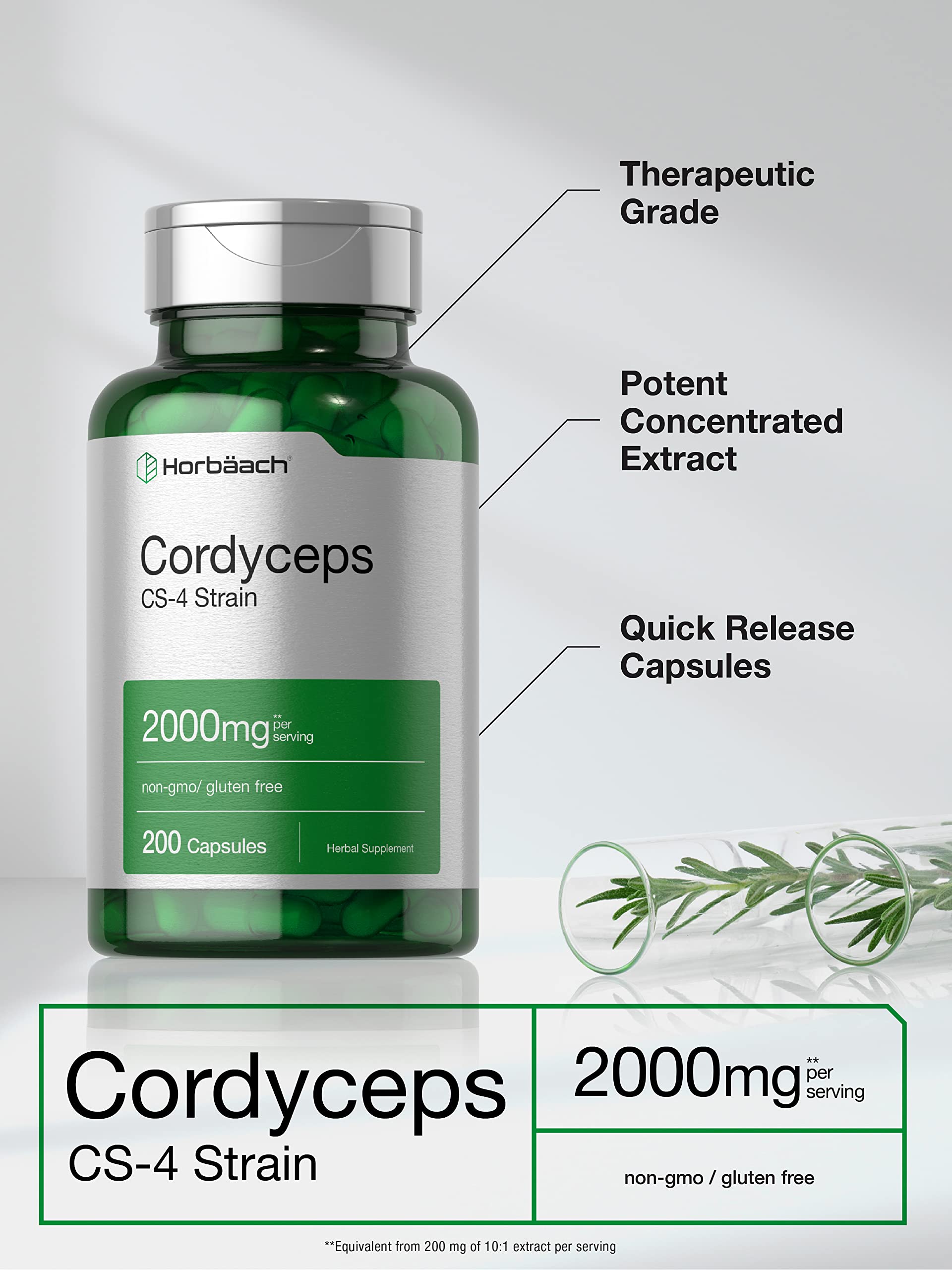 Cordyceps CS-4 label and packaging