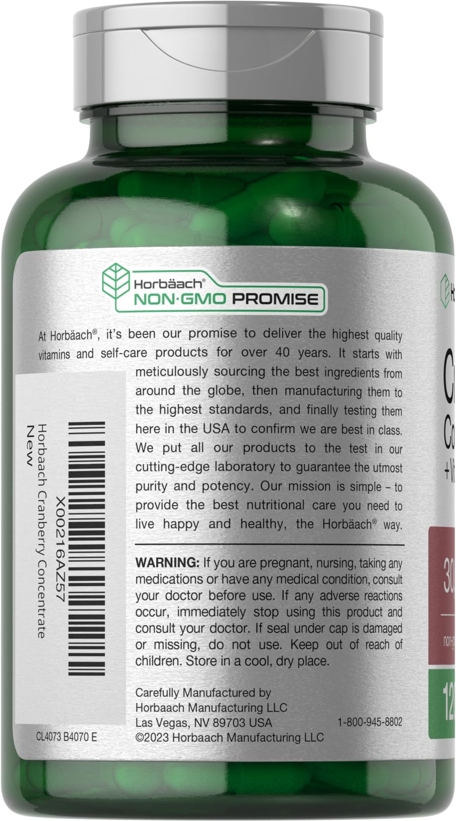 Ingredients and quality emphasis on the product label