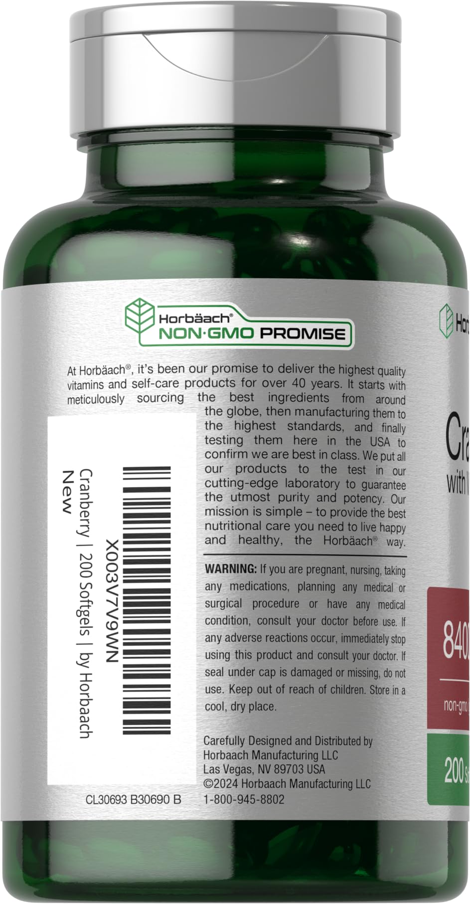 Vitamin C inclusion highlighted on bottle