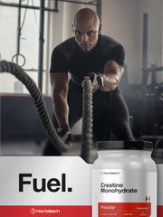 Gluten-free and non-GMO emphasis on Horbäach Creatine Monohydrate Powder