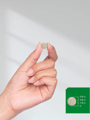 Close-up of chewable licorice tablets