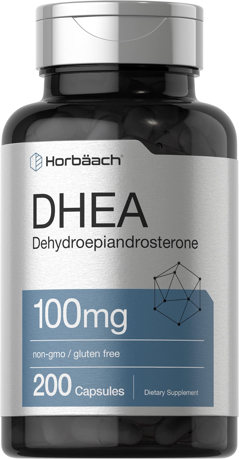 Horbäach DHEA 100mg bottle