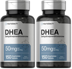 Horbäach DHEA 50mg 150 Tablets bottle label