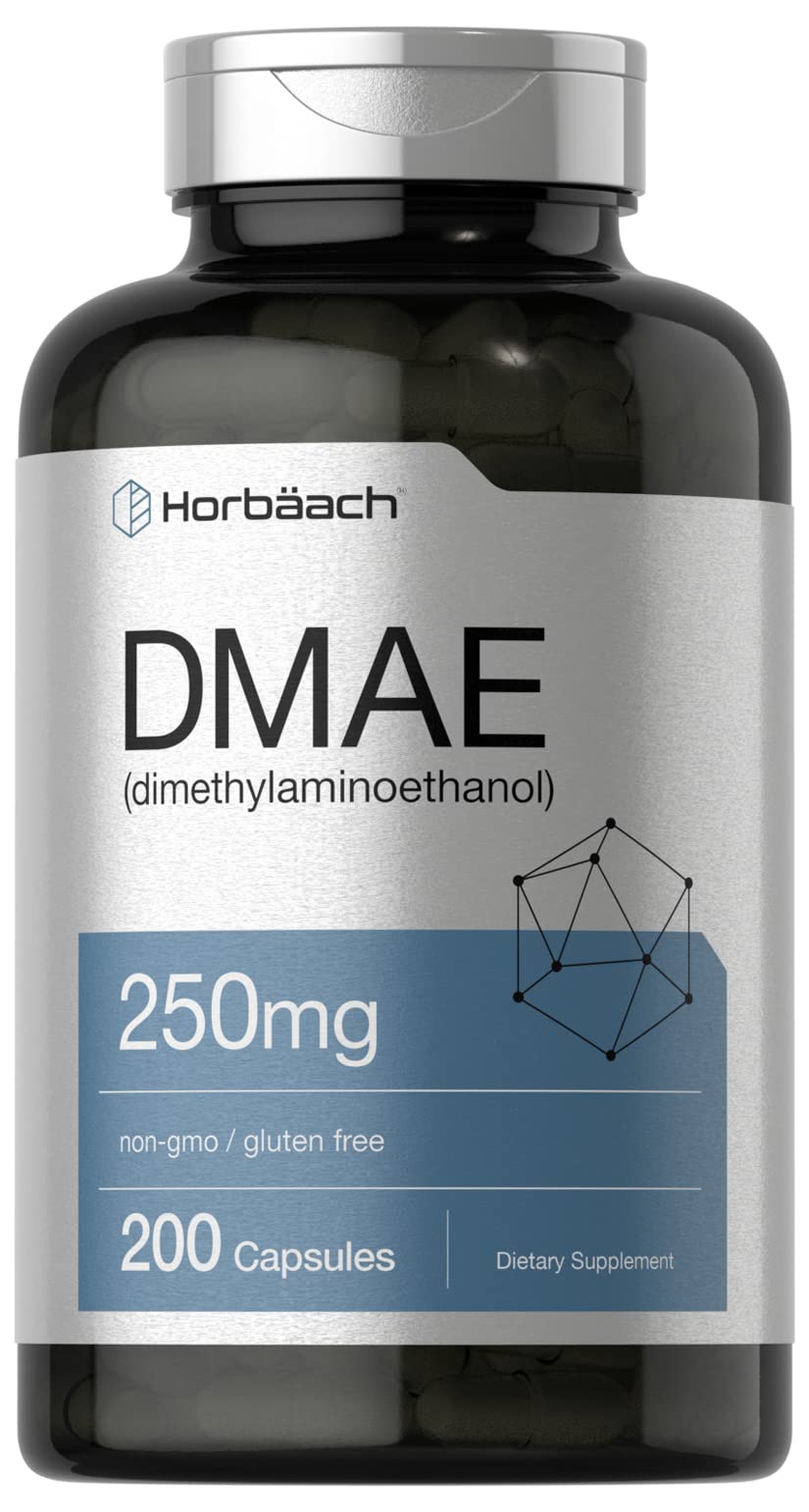 Horbaach DMAE 250 mg bottle front view