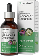 Horbaach Echinacea Goldenseal Liquid Tincture 2 oz bottle