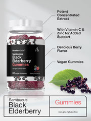 Gluten-free and non-GMO elderberry gummies