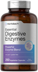 Horbäach Essential Digestive Enzymes bottle with 250 capsules