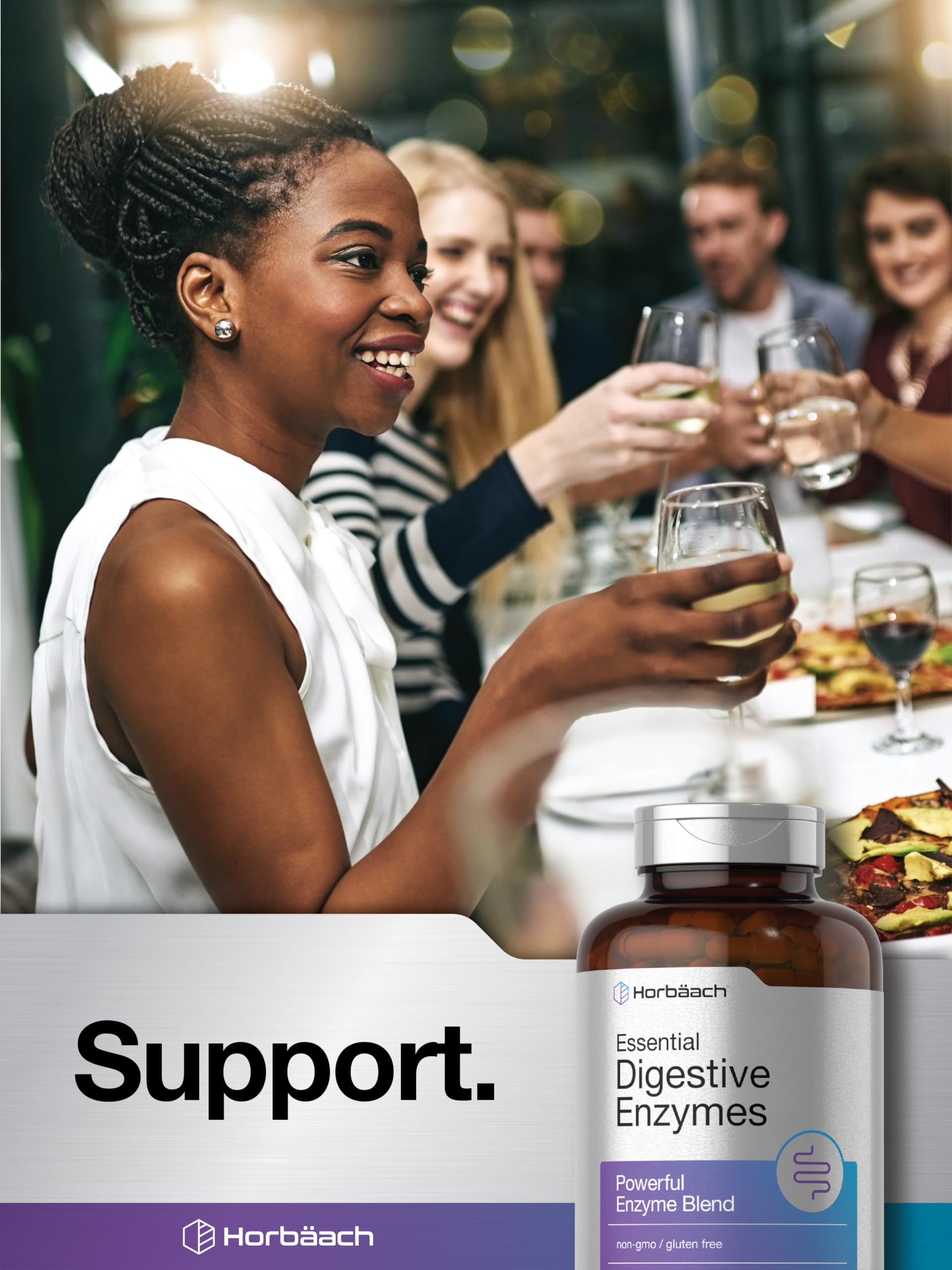 Laboratory-tested quality seal on Horbäach digestive enzymes