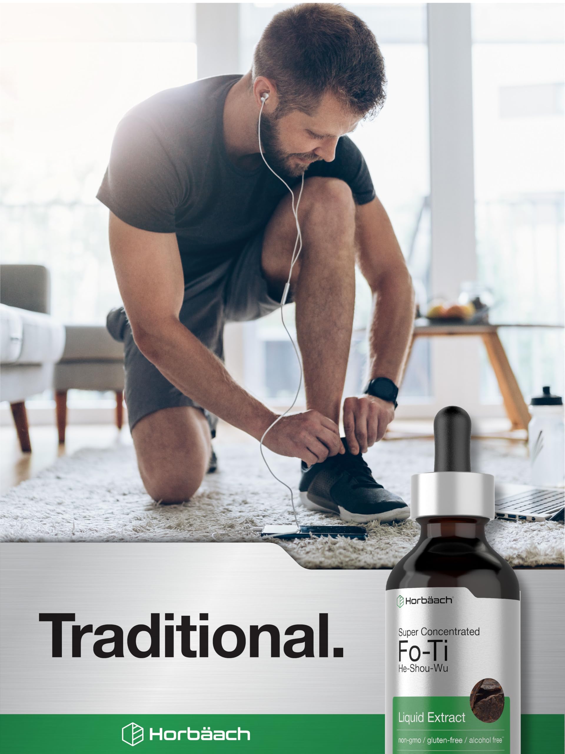 FoTi Liquid Extract label close-up
