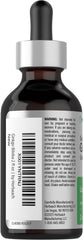 Ginkgo Biloba liquid extract bottle on white background
