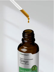 Laboratory testing seal on Horbäach Ginkgo Biloba label