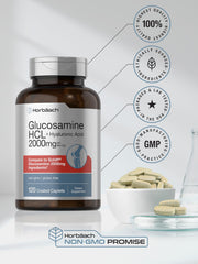 Ingredients list for Horbäach Glucosamine HCL with Hyaluronic Acid