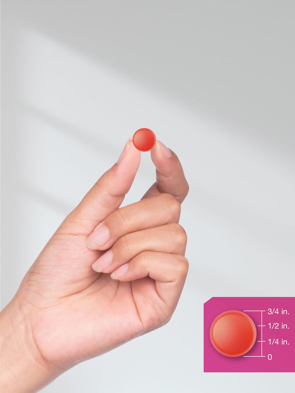 Lifestyle shot with gummies arranged on a clean surface