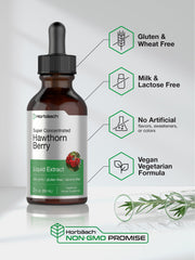 Gluten-free and Non-GMO labeling for Horbaach Hawthorn Berry Extract