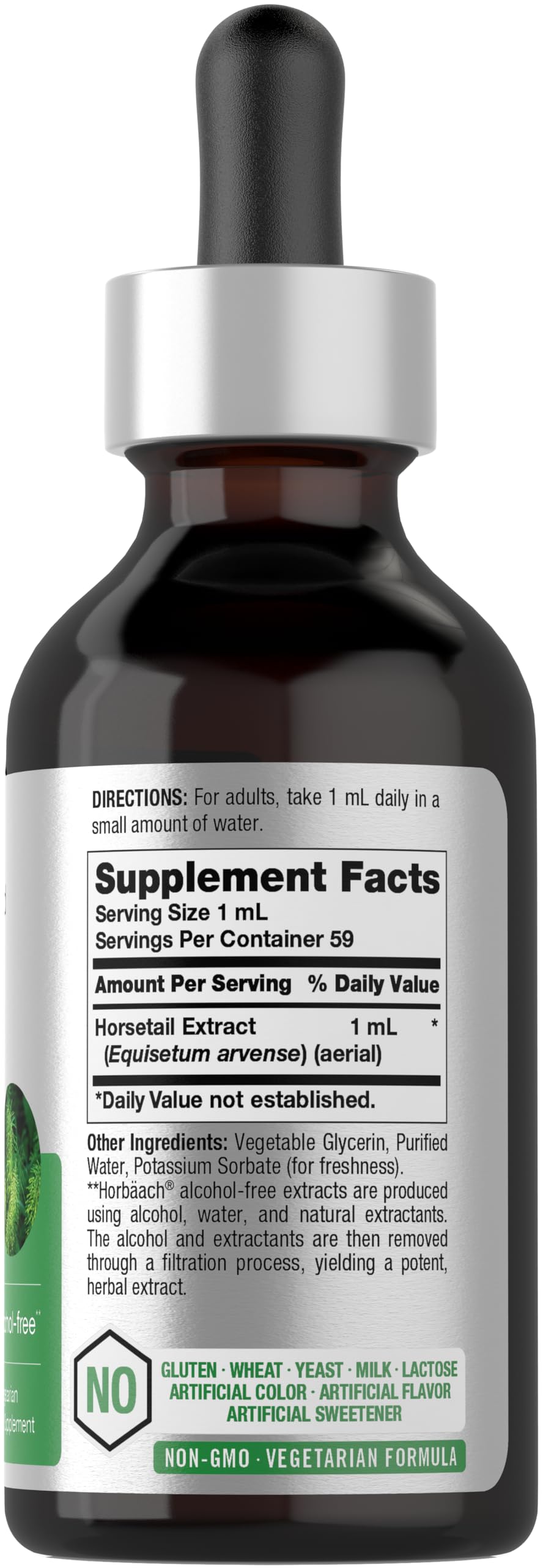 Ingredients of Horbaach Horsetail Liquid Extract