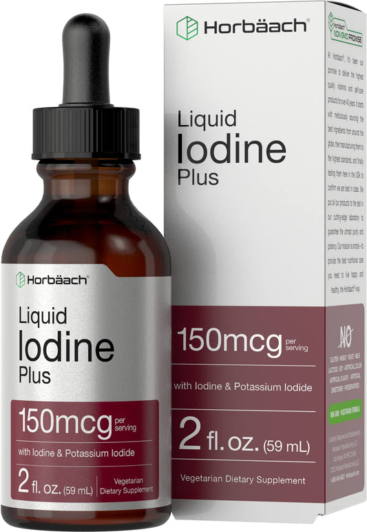 Horbäach Iodine Liquid Drops bottle 2 fl oz
